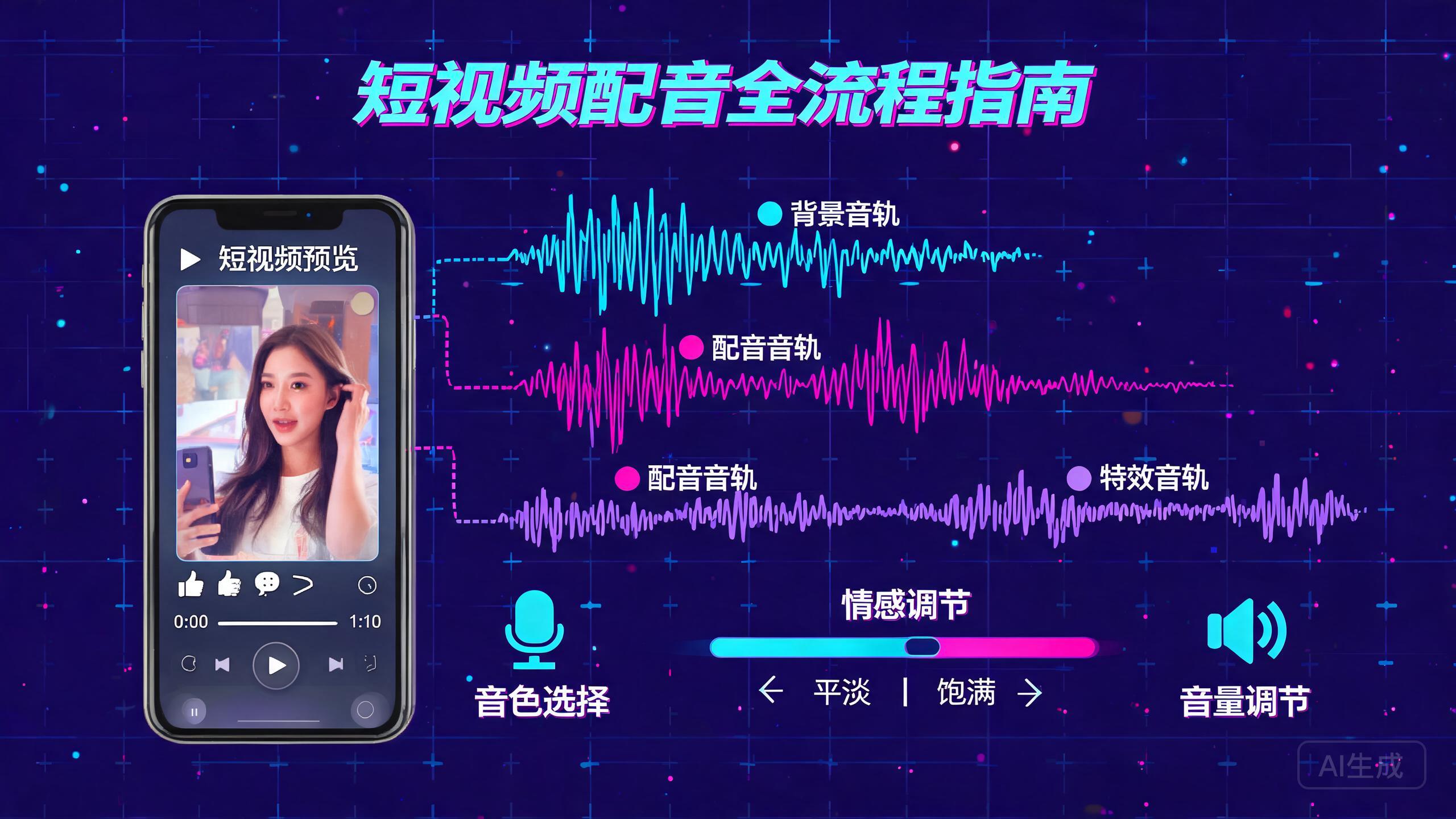 短视频爆款配音全流程：逗哥配音操作指南与热门音色搭配实战