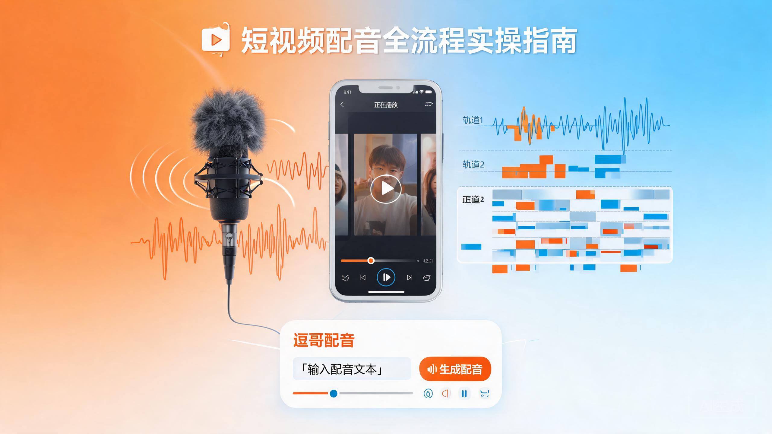 短视频配音全流程实操指南——从文案到成品的高效工作流
