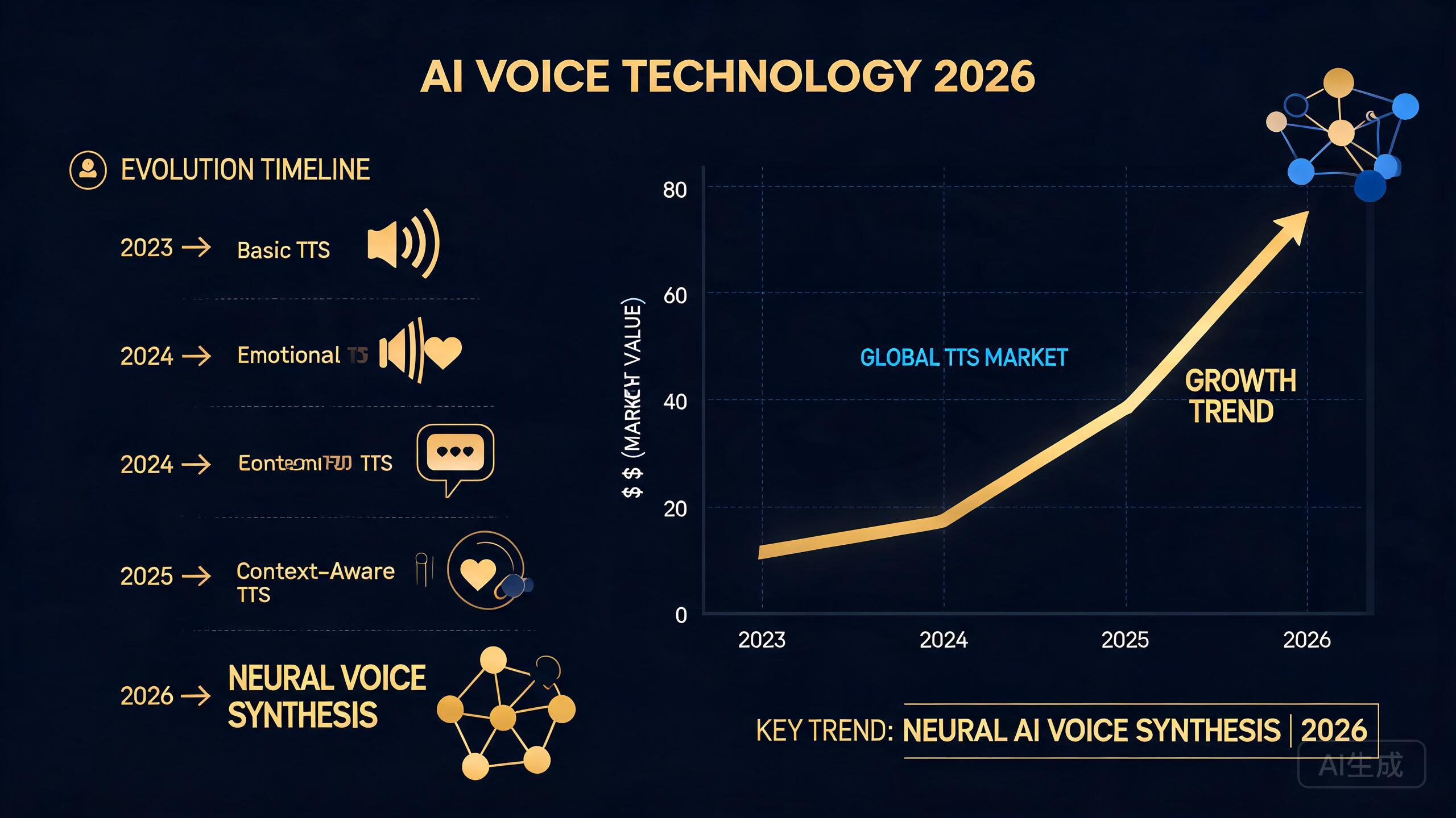 2026年AI配音行业趋势：TTS技术演进与创作者工具选择指南