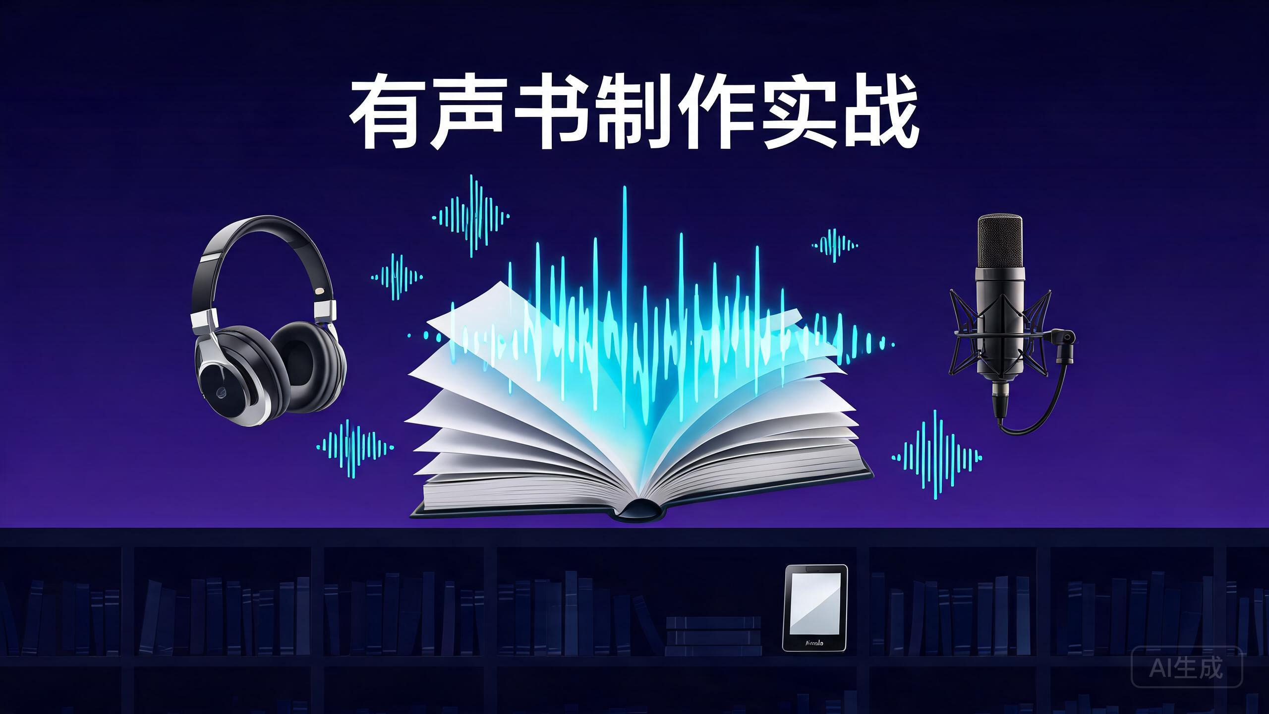 有声书制作实战——用AI配音打造高质量有声内容